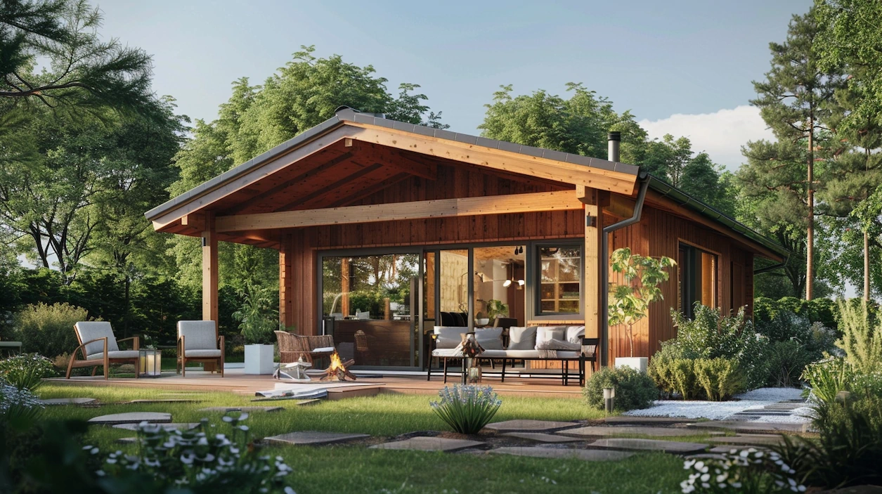 Timber Cabins for Guest Accommodation: A Private Space for Family and Visitors