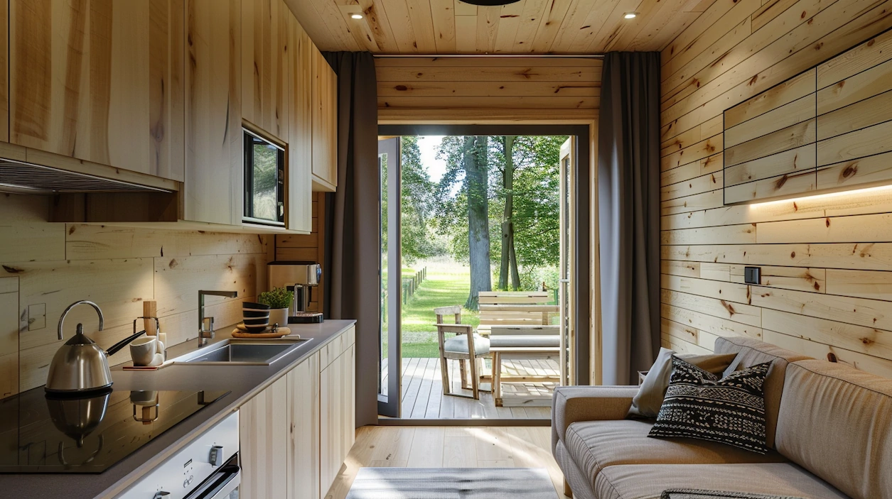 Timber Cabins with Kitchenettes: Planning a Practical Cooking and Living Area