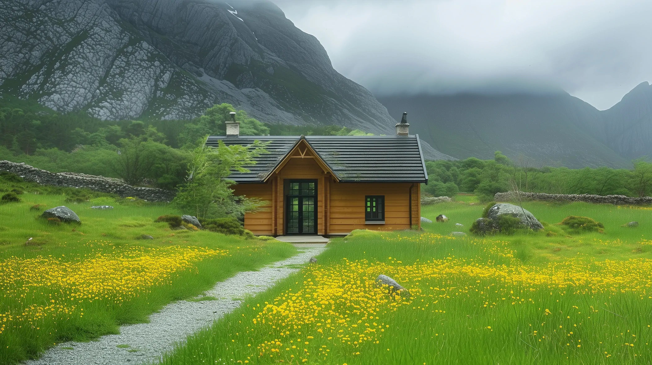 The Ultimate Escape: A Timber Cabin in the Wild Irish Landscape